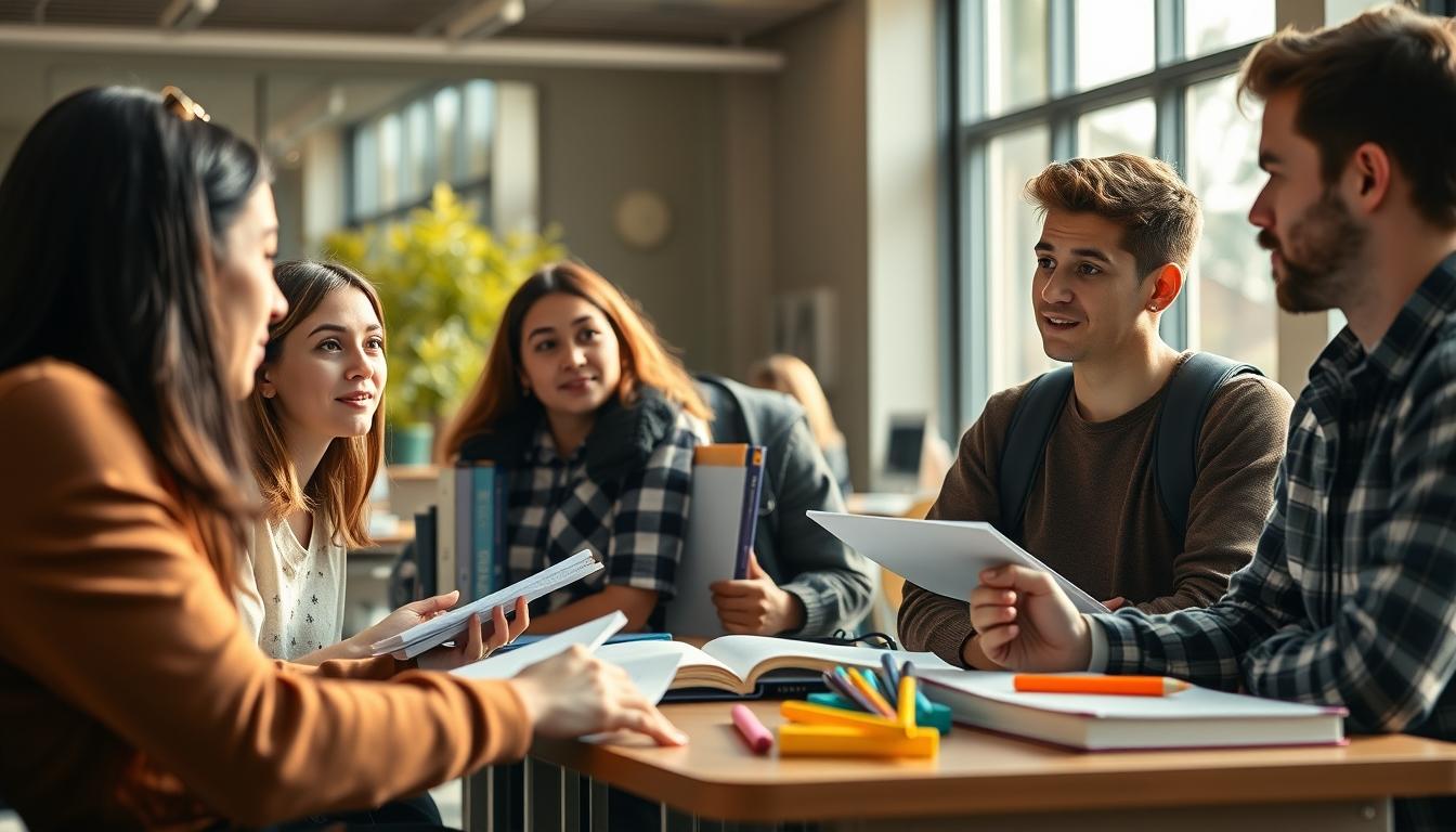 Organized study environment supporting productive learning